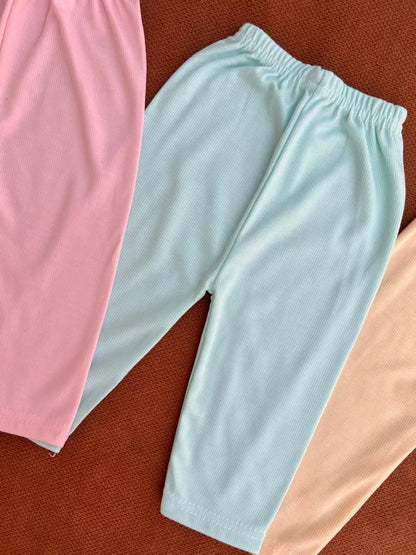 Pack of 3 Baby Cotton Trousers | Soft Breathable for Babies