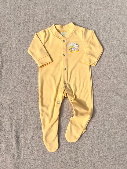 Pack of 3 Baby Full Sleeve Rompers – Soft Cotton Full Sleeve