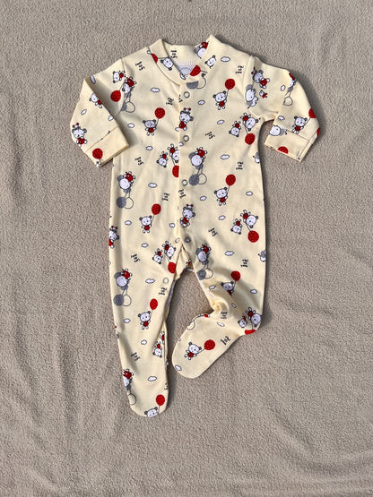 Pack of 3 Baby Full Sleeve Rompers – Soft Cotton Full Sleeve