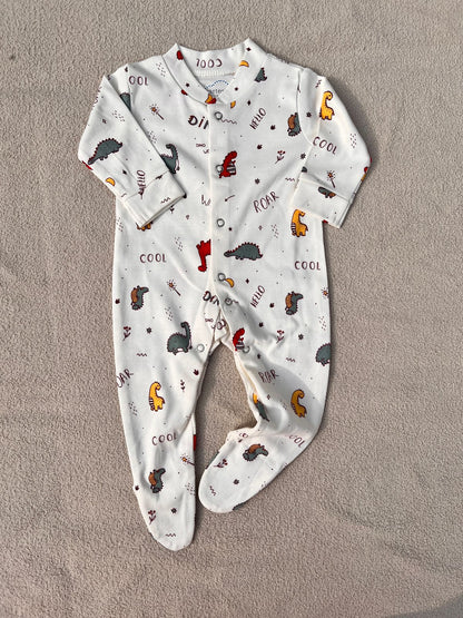 Pack of 3 Baby Full Sleeve Rompers – Soft Cotton Full Sleeve