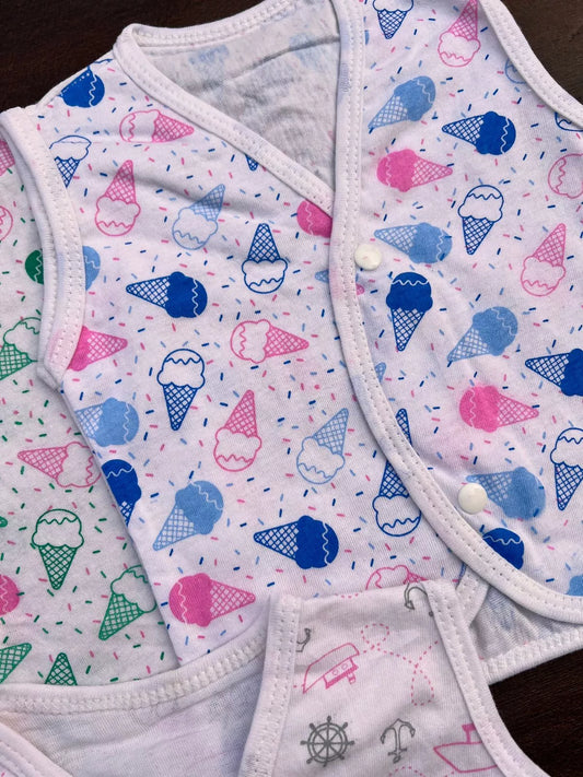 Pack of 3 Baby Inner Vests | Lightweight & Skin-Friendly