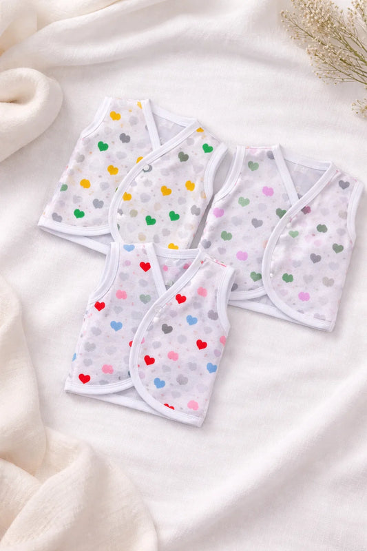 Pack of 3 Baby Inner Vests | Lightweight