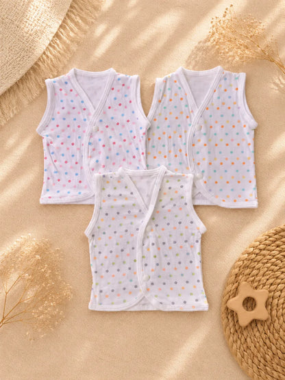 Pack of 3 Baby Inner Vests | Lightweight