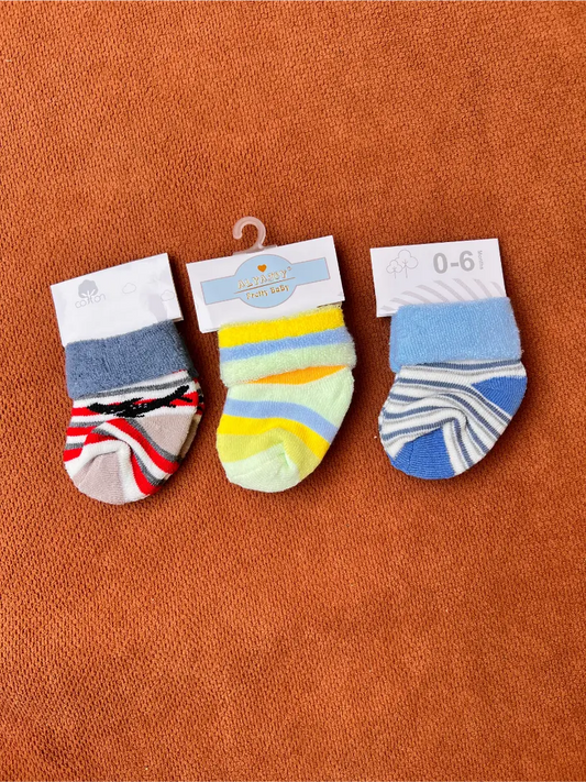 Pack of 3 Baby Warm Socks
