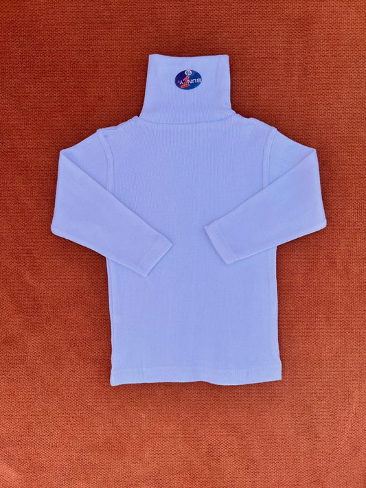 Premium Baby High Neck Shirts – Multiple Sizes  (White)