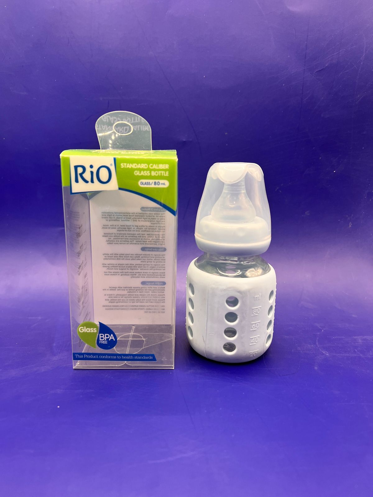 2oz Premium Glass Baby Bottle