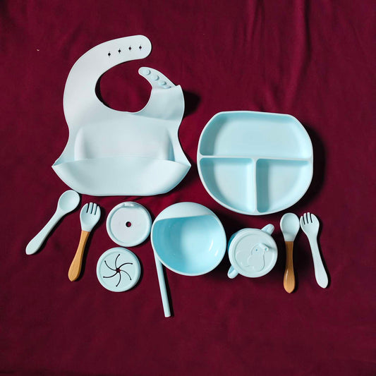 SILICONE FEEDING SET