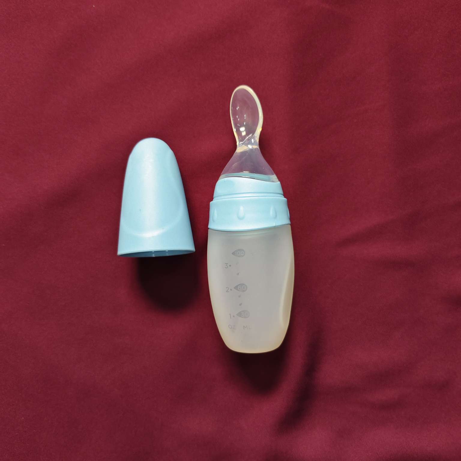 Silicone Baby Food Dispensing Spoon
