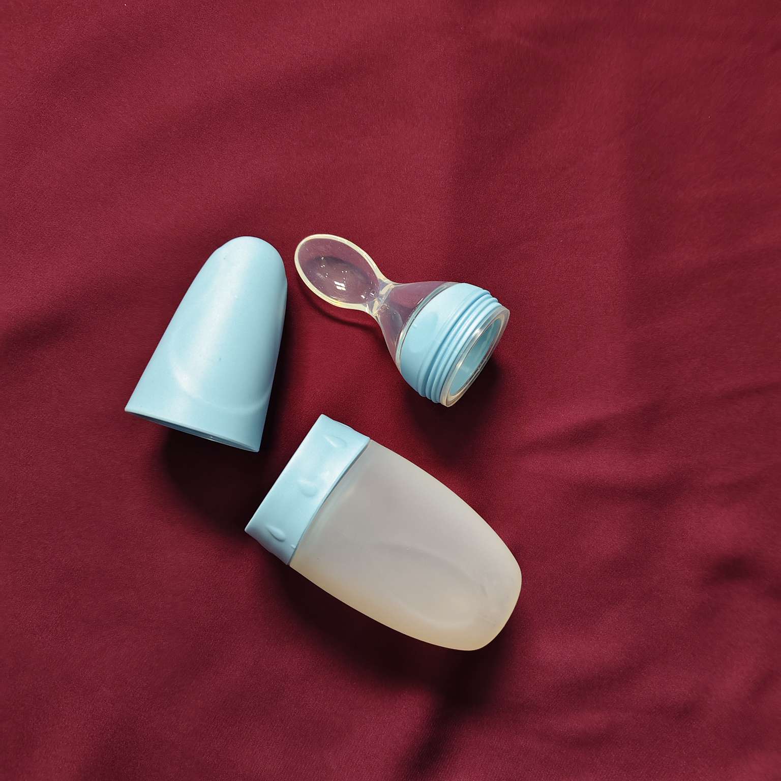 Silicone Baby Food Dispensing Spoon