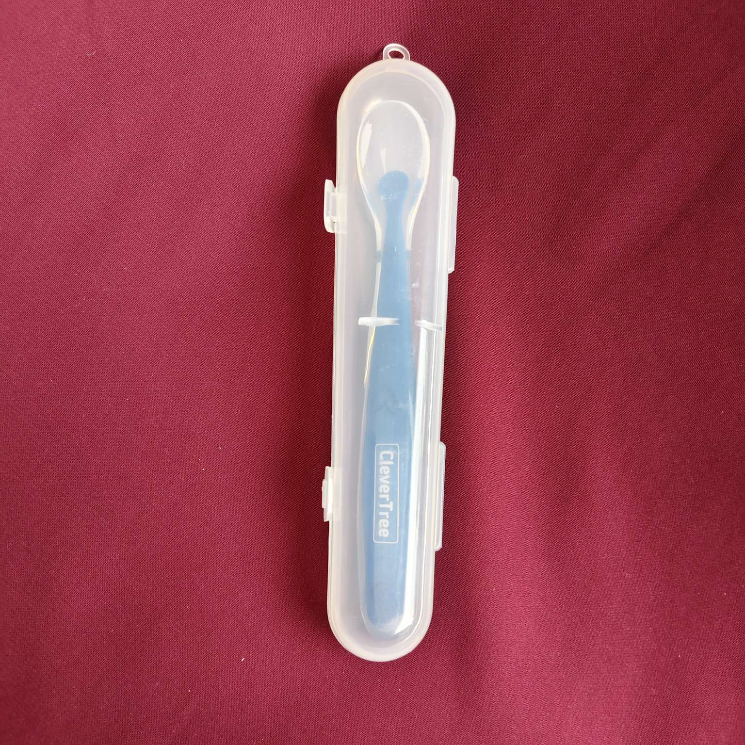 Silicon spoon with box blue 5
