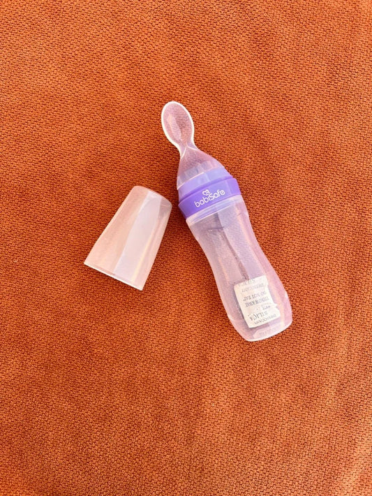 Silicone Baby Food Dispensing Spoon
