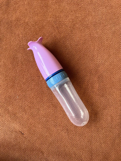 Silicone Baby Food Dispensing Spoon