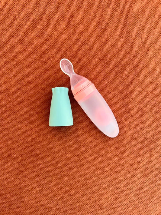 Silicone Baby Food Dispensing Spoon | Squeeze & Serve