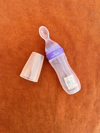 Silicone Baby Food Dispensing Spoon