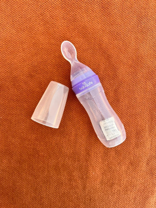 Silicone Baby Food Dispensing Spoon