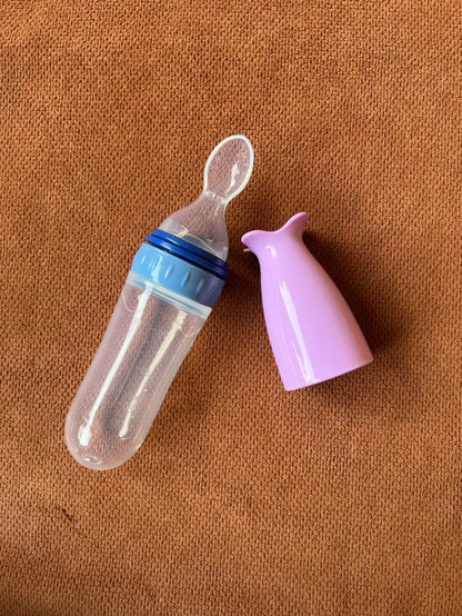 Silicone Baby Food Dispensing Spoon
