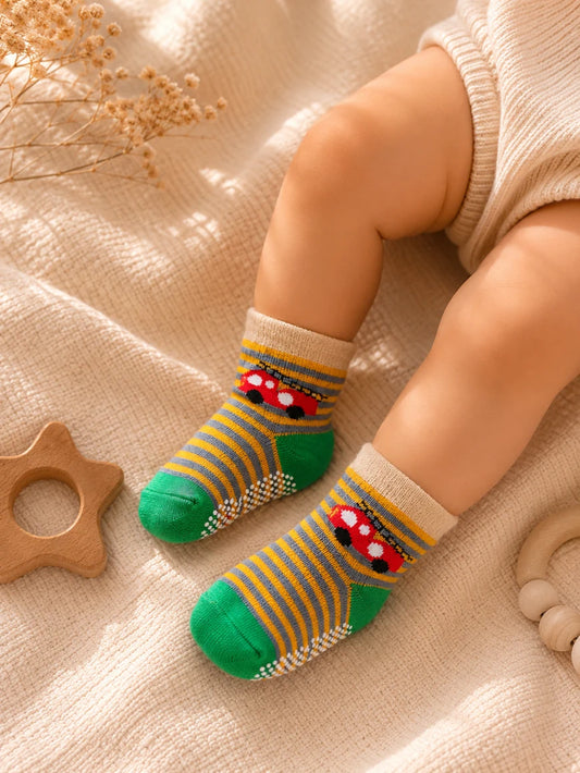Silicone Baby Socks – Non-Slip, Warm & Cozy Socks