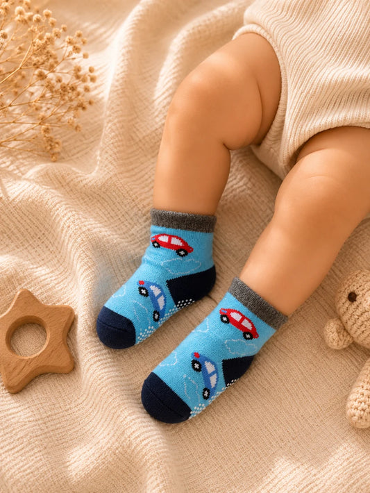 Silicone Baby Socks – Non-Slip, Warm & Cozy Socks