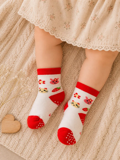 Silicone Baby Socks – Non-Slip, Warm & Cozy Socks