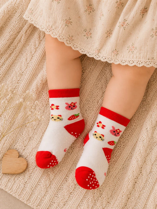 Silicone Baby Socks – Non-Slip, Warm & Cozy Socks