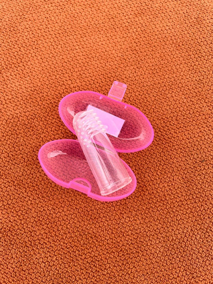 Silicone Finger Toothbrush with Storage Box