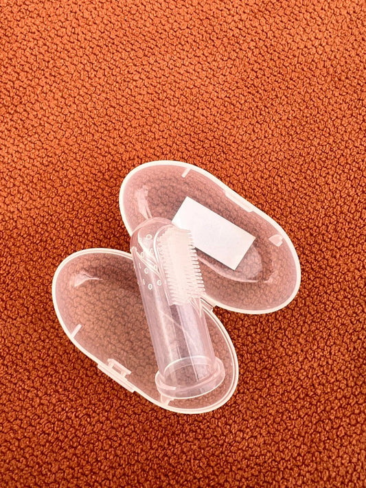 Silicone Finger Toothbrush with Storage Box