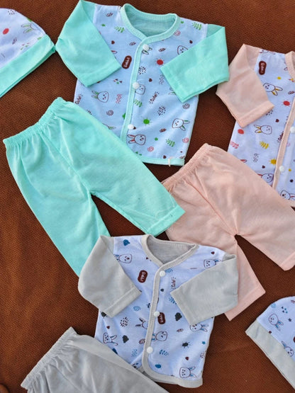Newborn Jabla Dress Pack of 3 – Soft Baby Dress