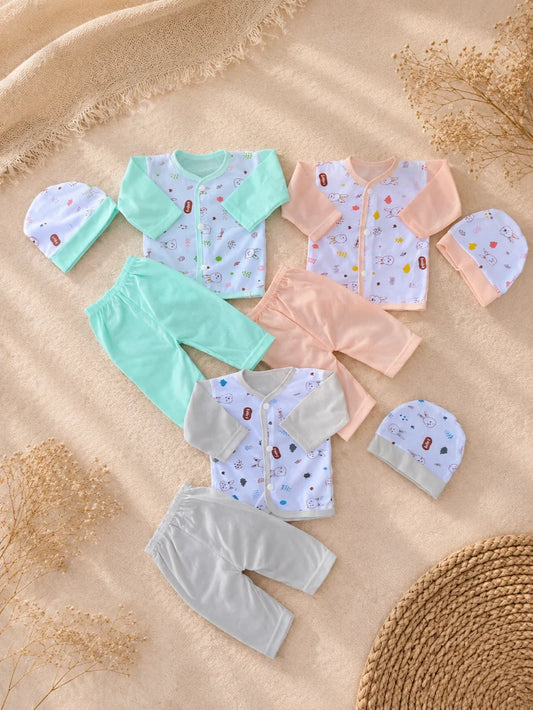 Newborn Jabla Dress Pack of 3 – Soft Baby Dress