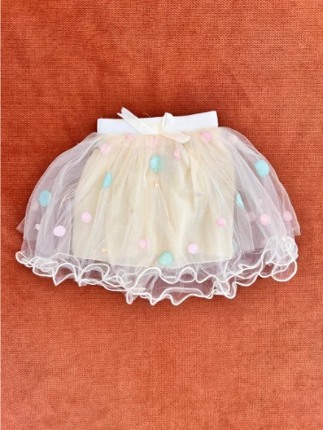 Stylish Net Skirt for Girls – Soft Tulle Fabric