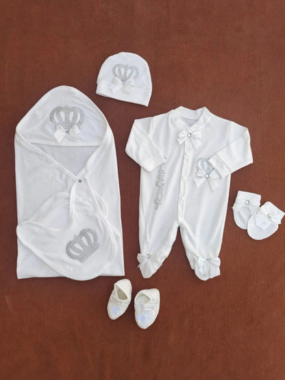 Summer 100% Cotton Turkish-Style Newborn Elegant Starter Set
