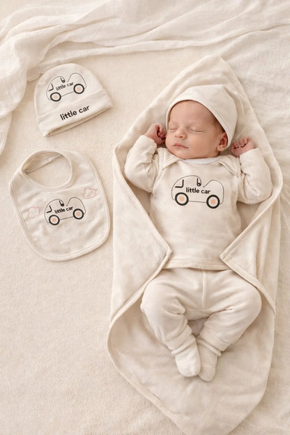 Summer 100% Cotton Starter Set for Newborn | Little Car