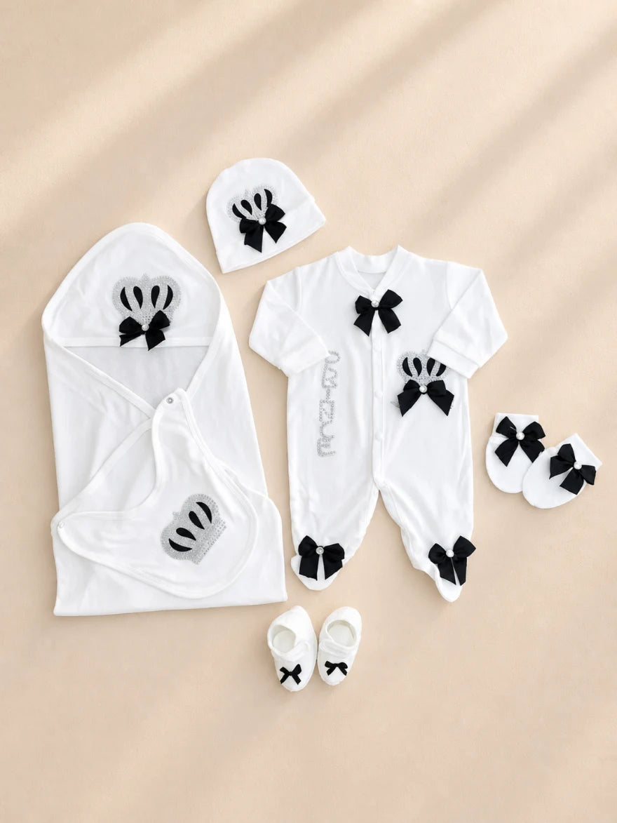 Summer 100% Cotton Turkish Newborn Prince Starter Set