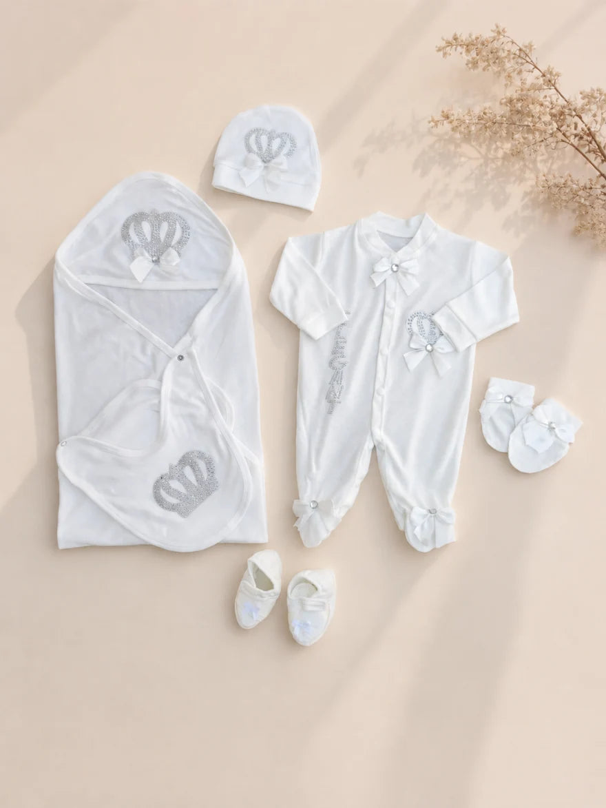 Summer 100% Cotton Turkish-Style Newborn Elegant Starter Set