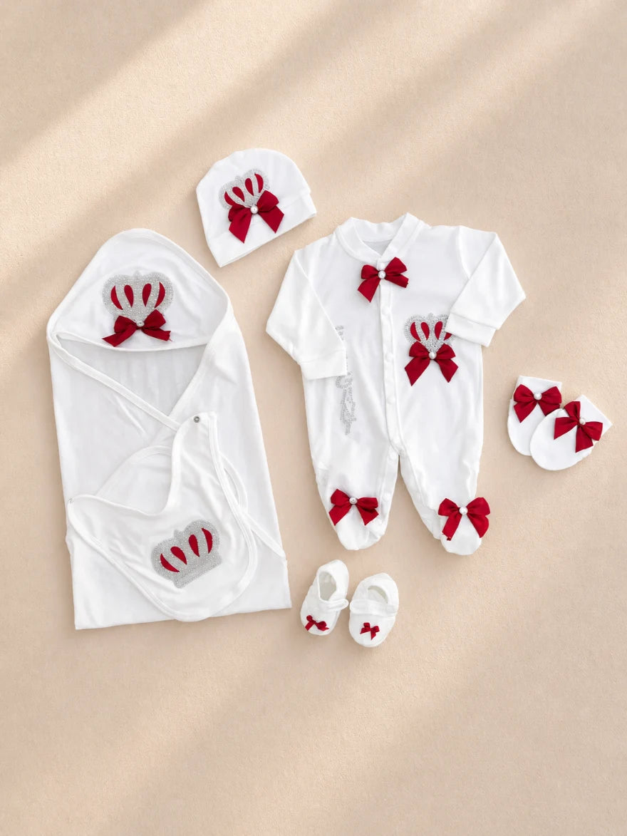 Summer 100% Cotton Turkish-Style Newborn Elegant Starter Set