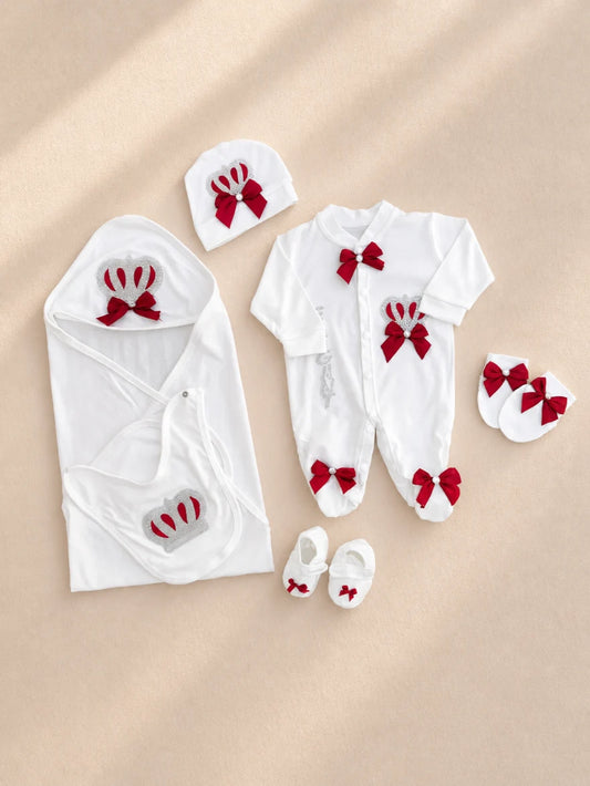 Summer 100% Cotton Turkish-Style Newborn Elegant Starter Set