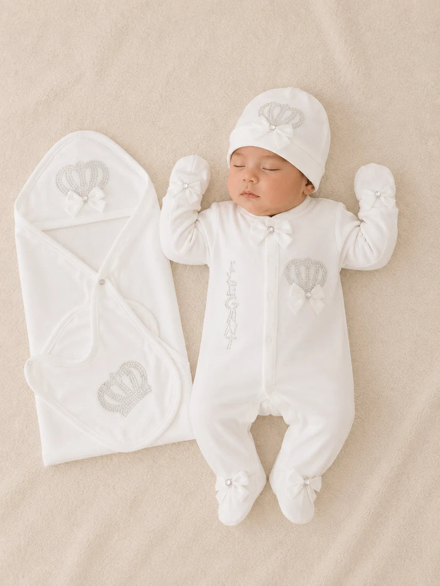 Summer 100% Cotton Turkish-Style Newborn Elegant Starter Set