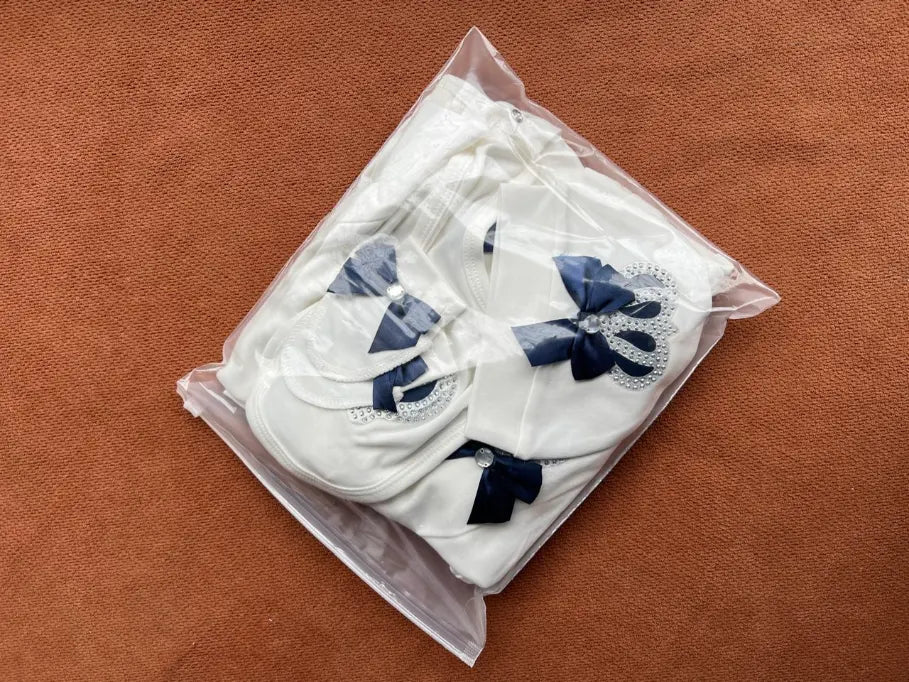 Summer 100% Cotton Turkish-Style Newborn Prince Starter Set