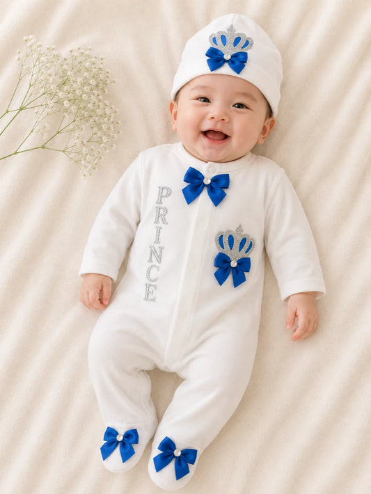 Summer 100% Cotton Turkish-Style Newborn Prince Starter Set