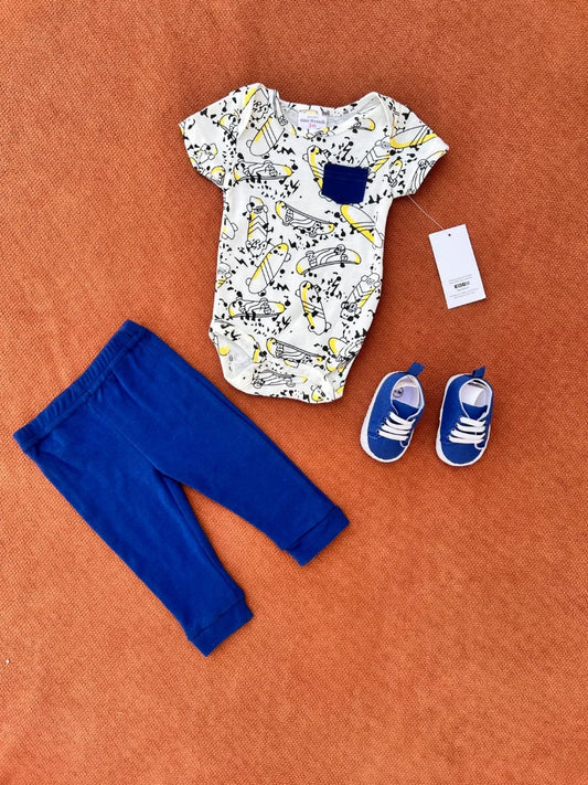 Summer Imported Baby Cotton Sets - 3 Pcs Outfit