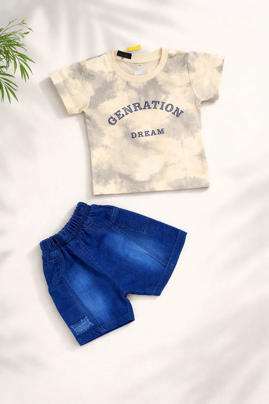 Baby Summer T-Shirt & Shorts Set – Generation Dream Design Outfit