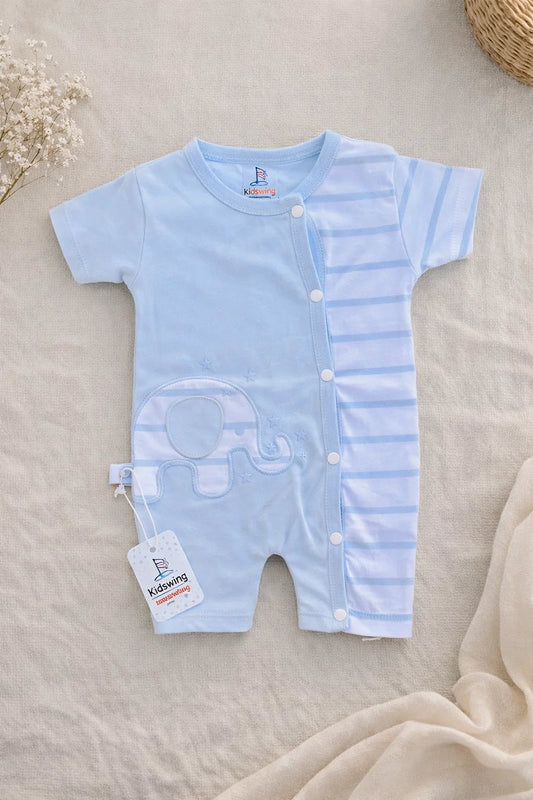 Baby Elephant Cotton Romper for Babies – Summer Outfit