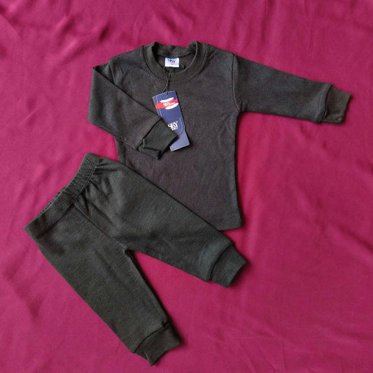 Winter Thermal Suits for Babies (Black)