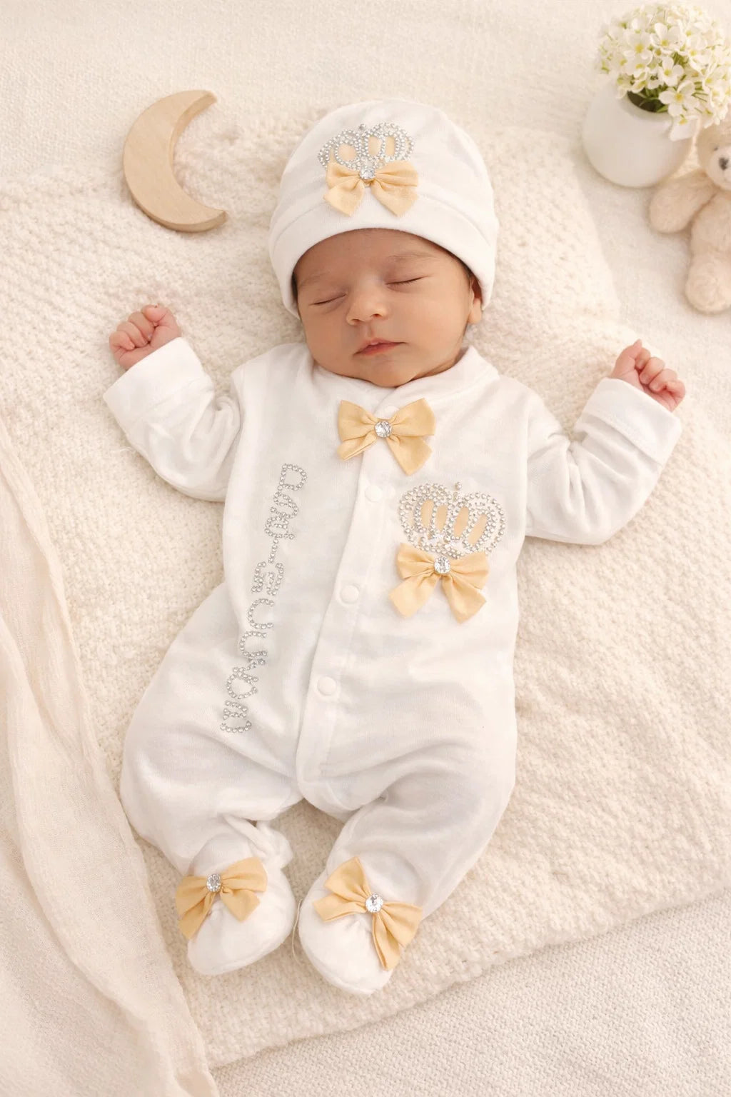 Summer 100% Cotton Turkish-Style Newborn Elegant Starter Set