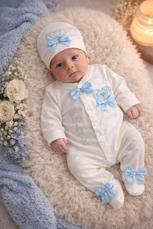 Summer 100% Cotton Turkish-Style Newborn Prince Starter Set