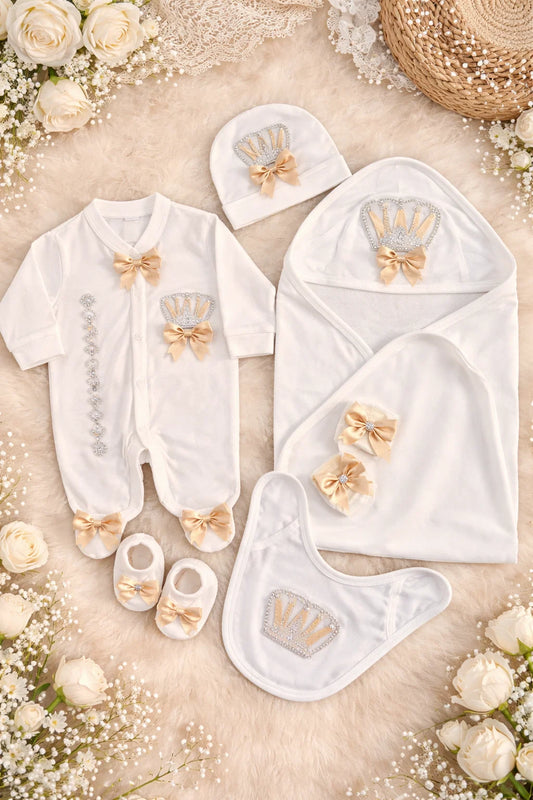 Summer 100% Cotton Turkish-Style Newborn Elegant Starter Set