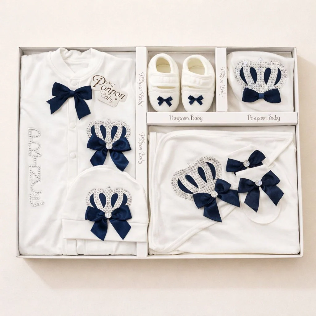 Summer 100% Cotton Turkish-Style Newborn Prince Starter Set