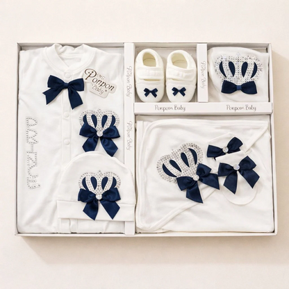 Summer 100% Cotton Turkish-Style Newborn Prince Starter Set