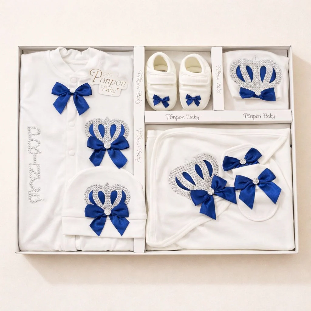 Summer 100% Cotton Turkish-Style Newborn Prince Starter Set