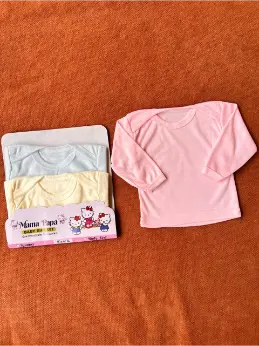 Pack of 3 Full Sleeves Baby Vests - Colorful