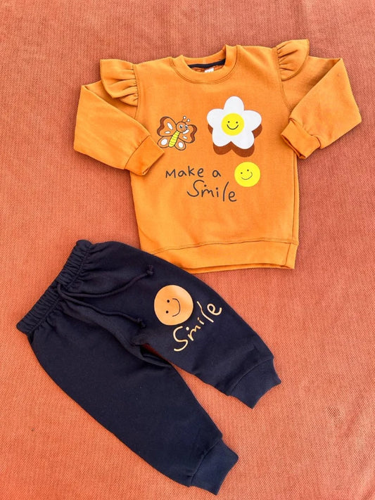 Kids Winter Clothing Set – Warm Top & Cozy Joggers